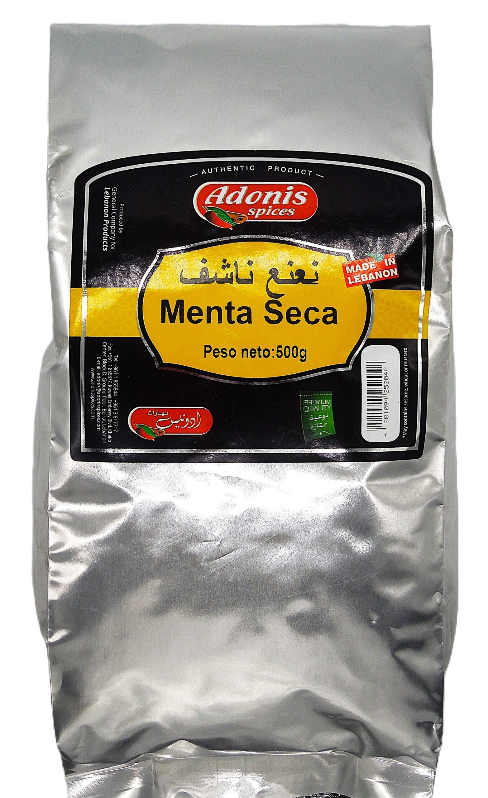 Menta seca,500g